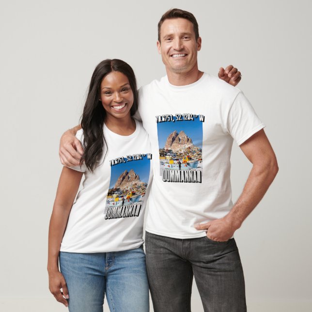 Greenland Uummannaq Arctic Travel Destination T-Shirt (Unisex)