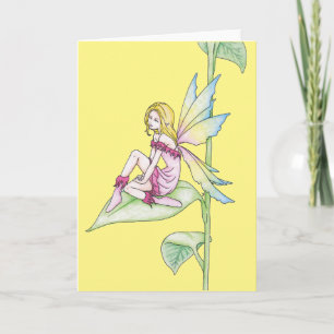 Greenleaf Faerie(Waiting for Spring) Greeting Card
