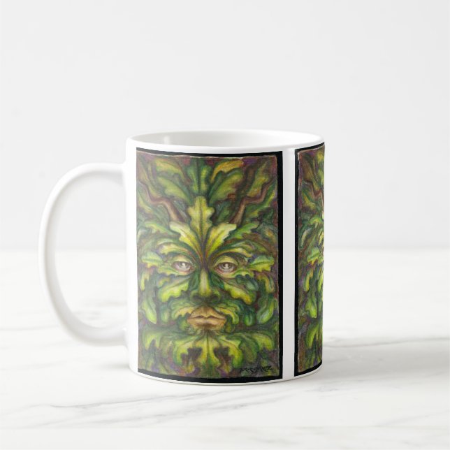 Greenman Coffee Mug (Left)