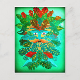 Greenman Postcard
