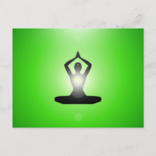GreenMe Zen Meditation Postcard
