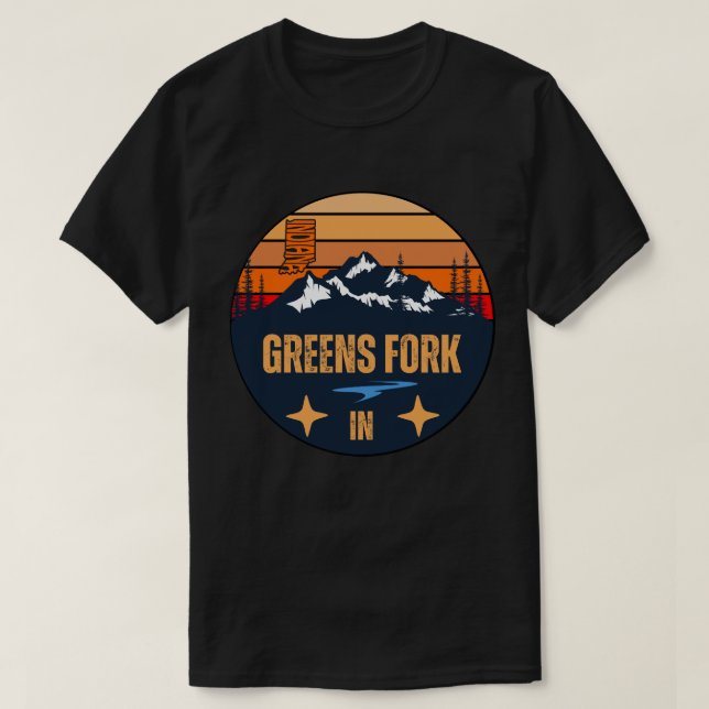 Greens Fork, Indiana T-Shirt (Design Front)
