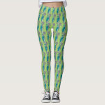 Greens Martini Shakers Leggings<br><div class="desc">Designed using an original photo of one of my vintage martini shakers.</div>