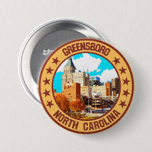 Greensboro 3 Inch Round Button