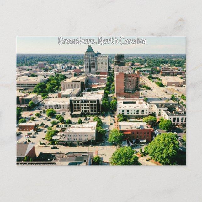 Greensboro, Caroline du Nord Voyage par carte post (Devant)