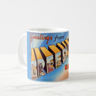 Greensboro NC Greetings Postcard Mug