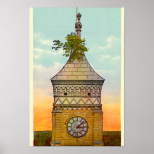 Greensburg, Indiana Courthouse 1930 Poster