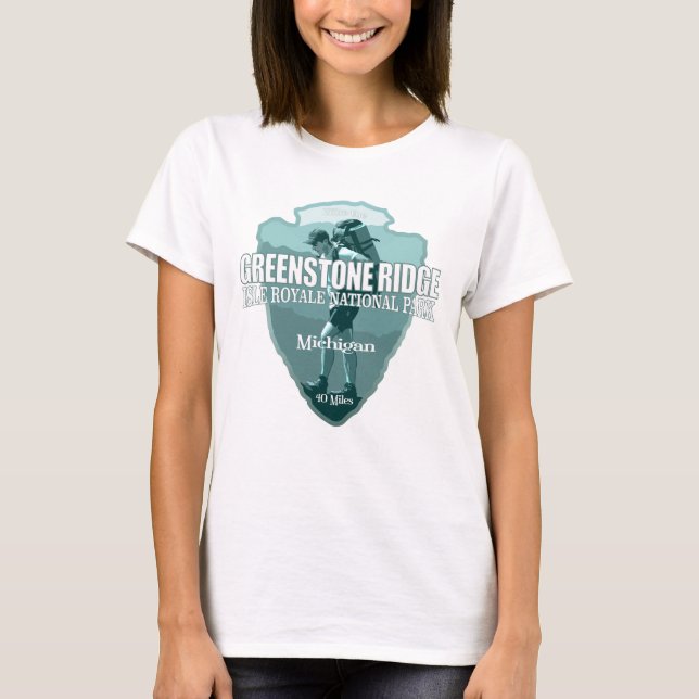 Greenstone Ridge Trail (arrowhead T) T-Shirt (Front)