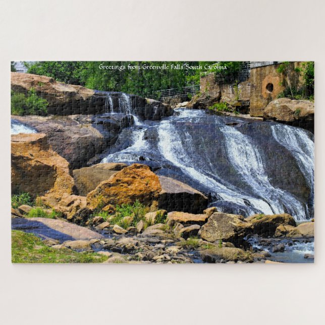 Greenville Falls Caroline du Sud Jigsaw Puzzle (Horizontal)