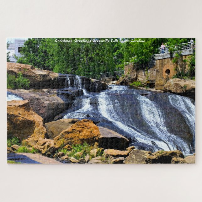 Greenville Falls Caroline du Sud Jigsaw Puzzle (Horizontal)