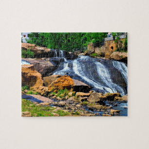Greenville Falls South Carolina Jigsaw Puzzle
