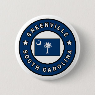 Greenville South Carolina 2 Inch Round Button