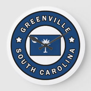 Greenville South Carolina Large Clock