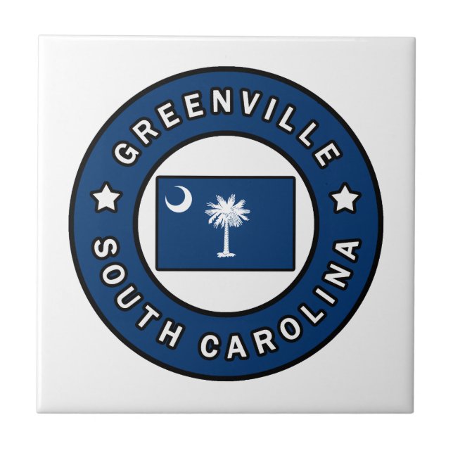 Greenville South Carolina Tile (Front)
