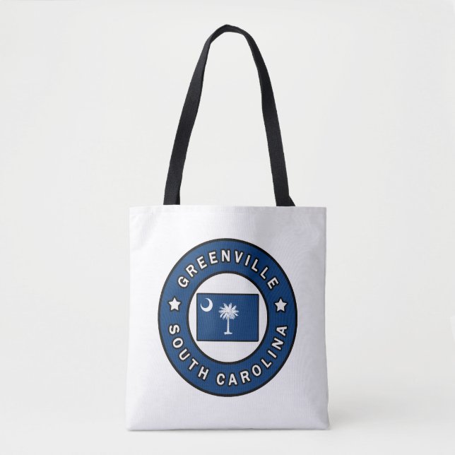 Greenville South Carolina Tote Bag (Front)