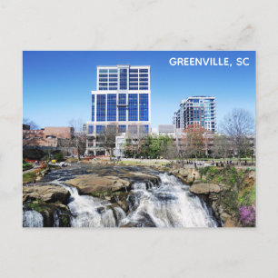 Greenville South Carolina Travel Photo Postcard