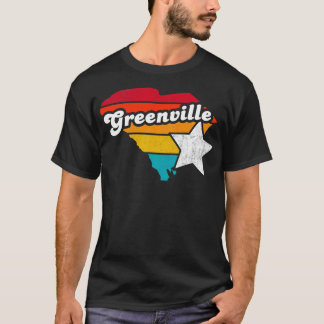 Greenville South olina Vintage Distressed Souvenir T-Shirt
