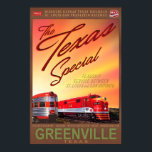 Greenville Texas Special Retro Train Poster MKT<br><div class="desc">Greenville Texas Special Retro Train Poster MKT Katy Railroad Frisco Lines Art Print 362

vintage art print,  retro gig poster,  gothic horror art,  alternative wall decor,  surrealist poster,  rock concert print,  sci fi alien art,  macabre illustration,  dark aesthetic,  pop culture poster</div>