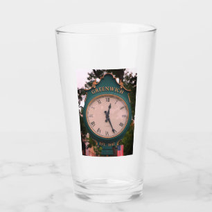 Greenwich Avenue Post Clock, Greenwich, CT Glass