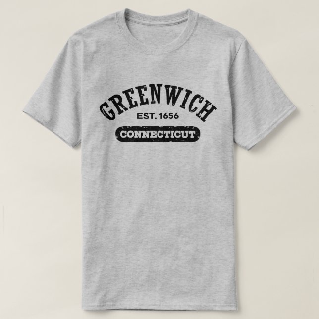 Greenwich Connecticut T-Shirt (Design Front)