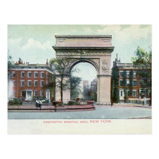 Greenwich Village, New York City Vintage Postcard