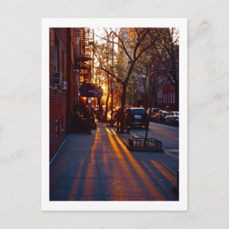 GREENWICH VILLAGE SUNSET (c) 2012 S.Tammany Postcard