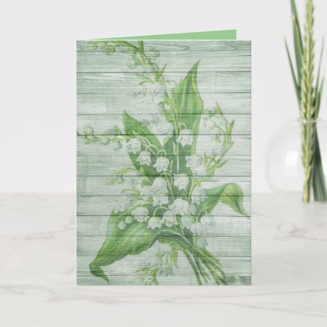 Greenwood fleurit la carte de voeux (Devant)