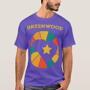 Greenwood South olina Vintage Distressed Souvenir T-Shirt