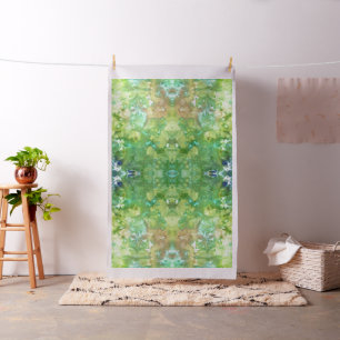 Greenwoods mirrored ice-dye print fabric