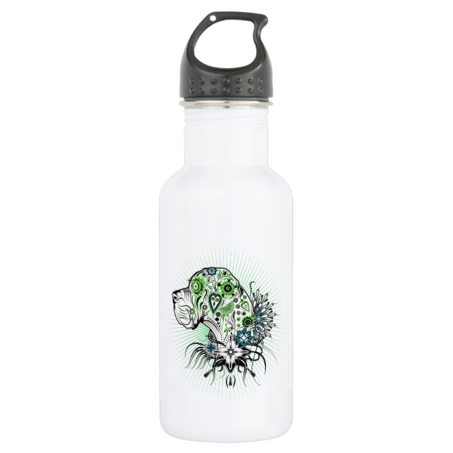 Greeny Great Dane 532 Ml Water Bottle (Front)