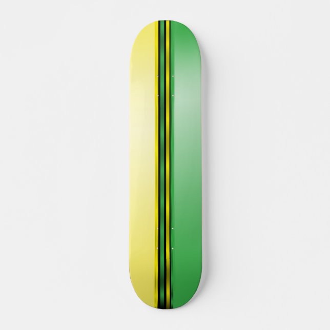 greenyellowrace skateboard (Front)