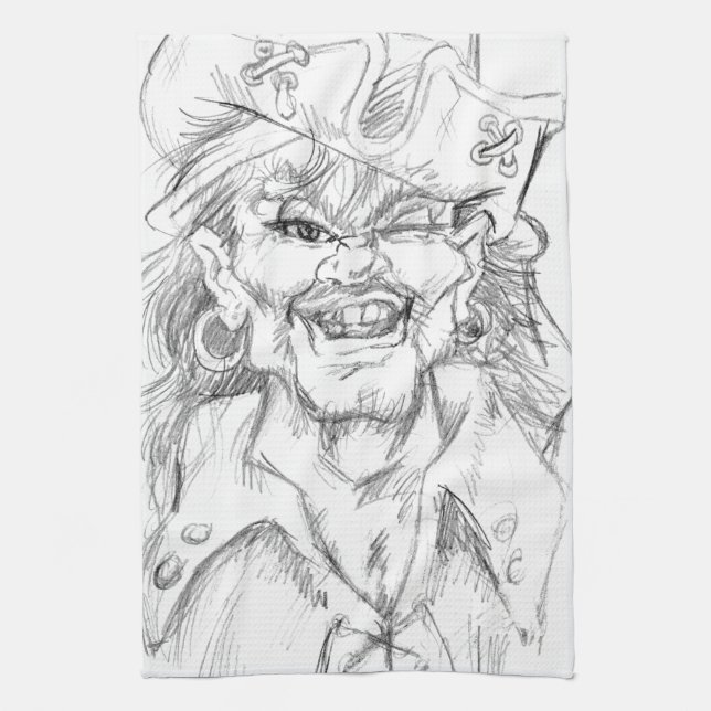 Greetin’s Matey! Kitchen Towel (Vertical)