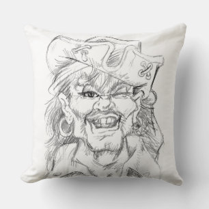 Greetin’s Matey! Throw Pillow
