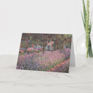 Greeting 123 Cards - Monets garden in Giverny