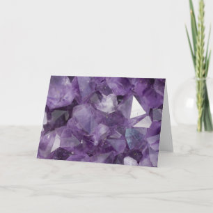 Greeting Card Amethyst Geode