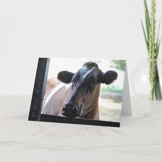 Greeting Card: Aunty Del Card (Front)