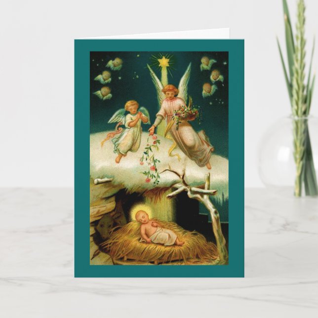 Greeting Card (Bible Verse): Gift of Roses (Front)