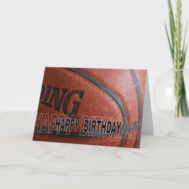 Greeting Card "Birthday" 5x7 w/plain white enve (Front)
