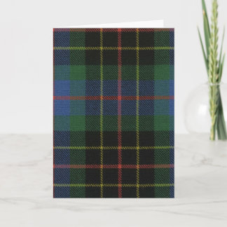 Greeting Card Brodie Hunting Ancient Tartan Print