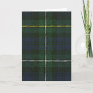 Greeting Card Campbell of Argyll Modern Tartan