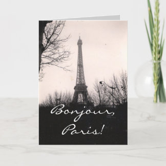 Greeting Card/Eiffel Tower Card
