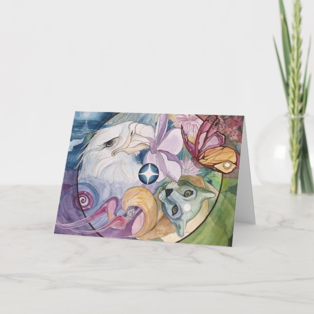 Greeting Card: "Essence Wheel" Card (Front)