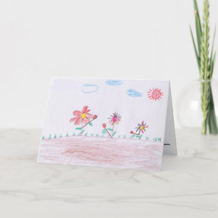 GREETING CARD: "Flowers" by Duong Chi Phi Card