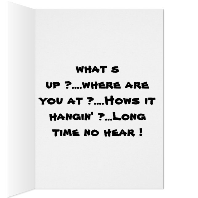 Greeting Card for friends (Inside (Right))