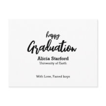 Greeting card for graduation