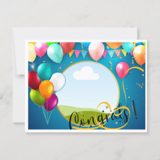 Greeting card for Happy Birthday