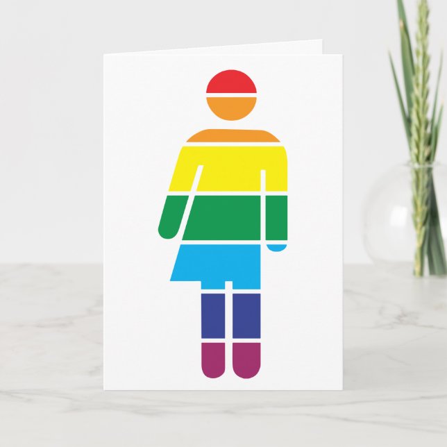 Greeting card for LGBT and transgender person (Front)