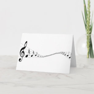Greeting card for music lovers