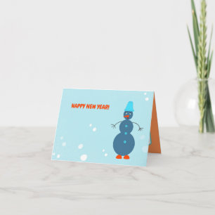 Greeting card for New Year