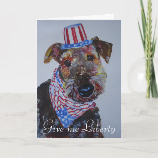 Greeting Card:  "Freedom is Precious" Card